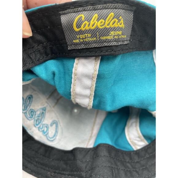 Cabela's Teal Hat Cap OSFA Youth - Fast Shipping! - Picture 7 of 7